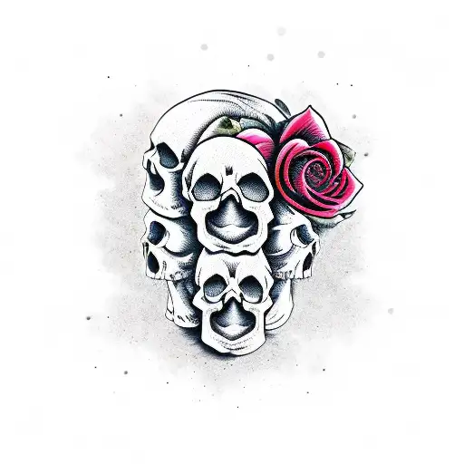 Skull And Roses