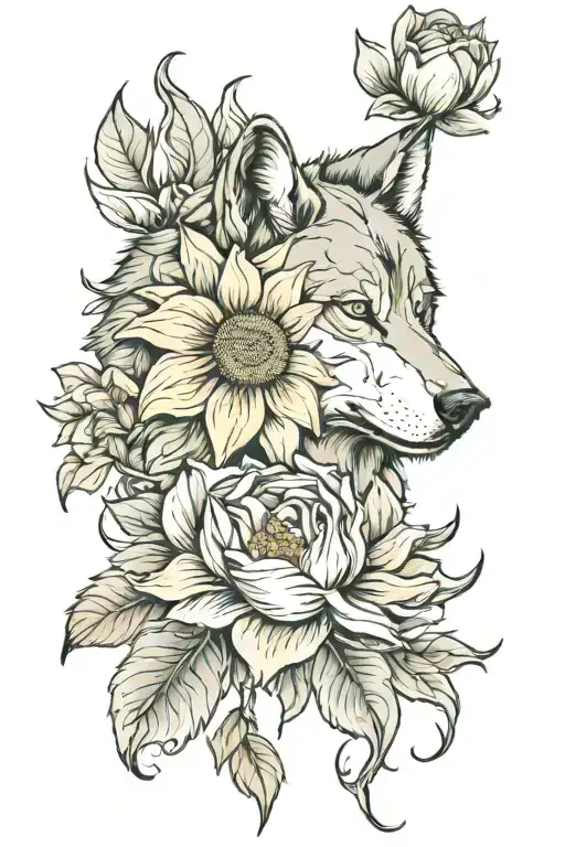 Wolf Rose Magnolia Sunflower