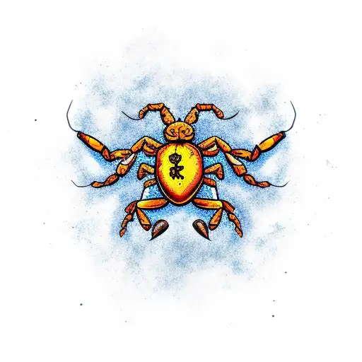 Scorpion With Hearth