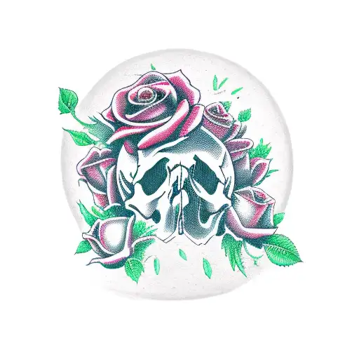 Skull And Roses