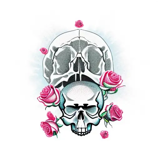 Skull And Roses