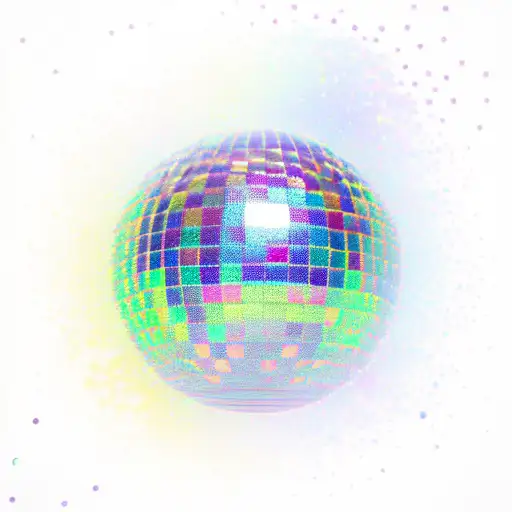 Rainbow Disco Ball