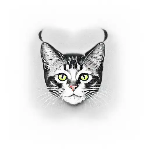 Black Cat With Lilly