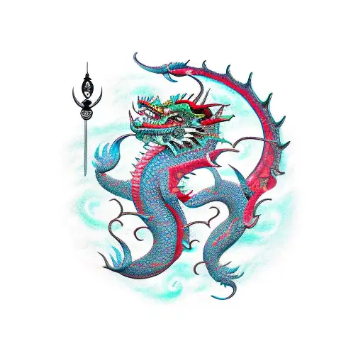 Zodiac Pisces Mixed With Year Of The Dragons