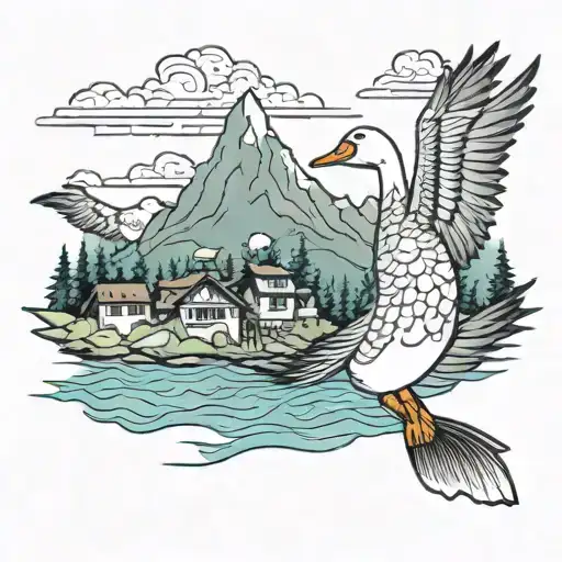 Goose Mountain Background