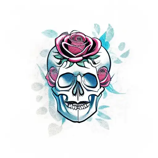 Skull And Roses