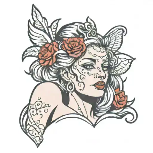 Un Tatouage De Marianne Symbol Of France