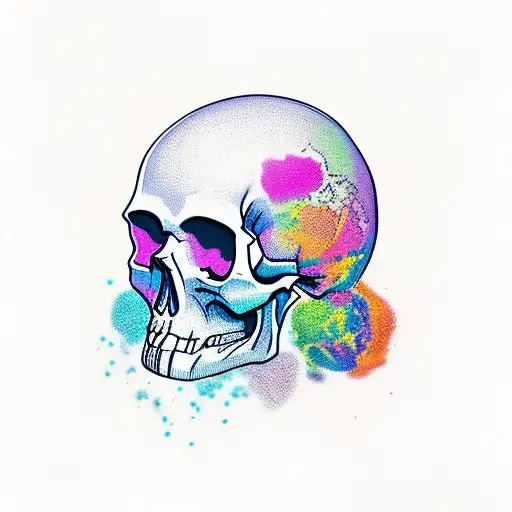 Skull Colored