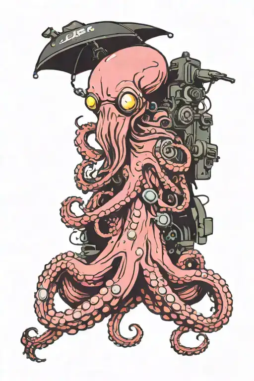 Cyberpunk Octopus