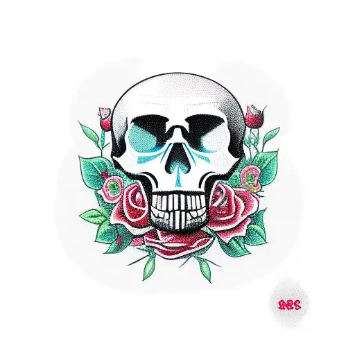 Skull And Roses