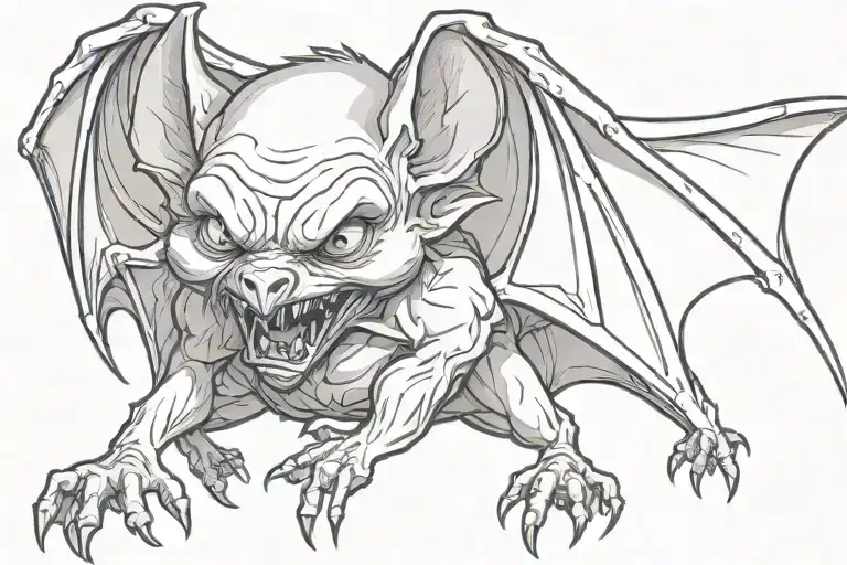 Vampire Bat Whole Body