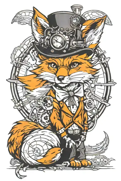 Steampunk Fox Full Body