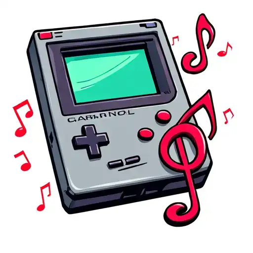 Gameboy Music Notes Treble Clef