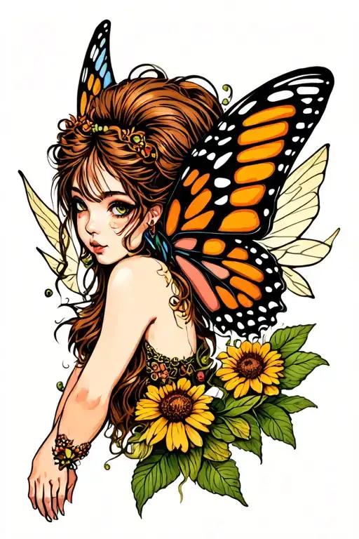 Butterfly Pixie Black