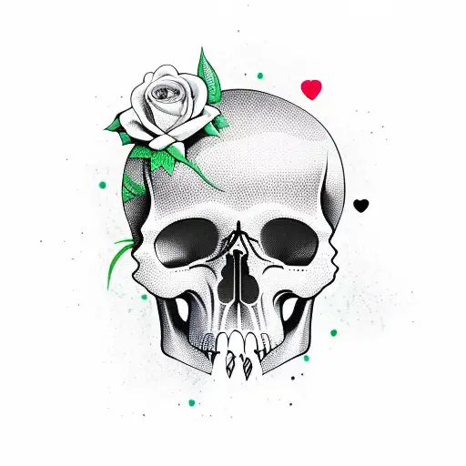 Skull And Roses