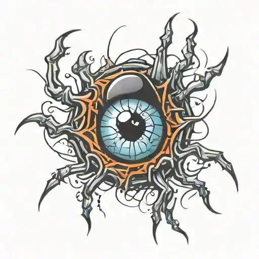 Spider Eyeball Halloween Spooky