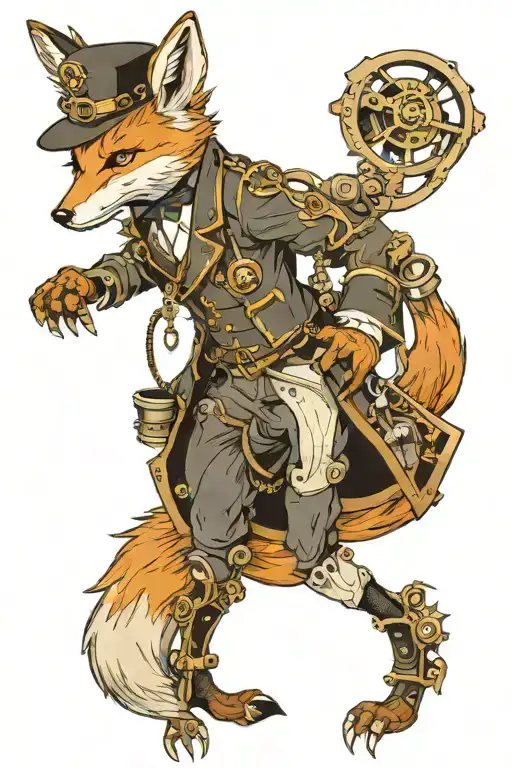 Steampunk Fox Full Body