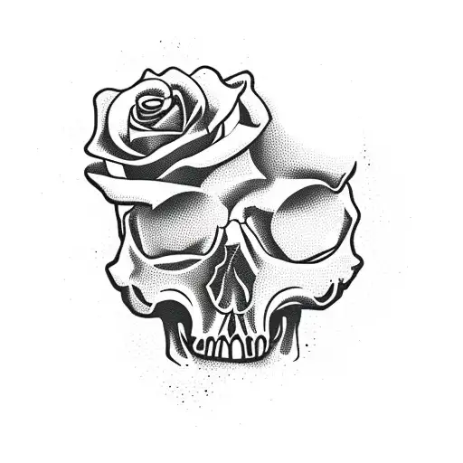 Skull And Roses