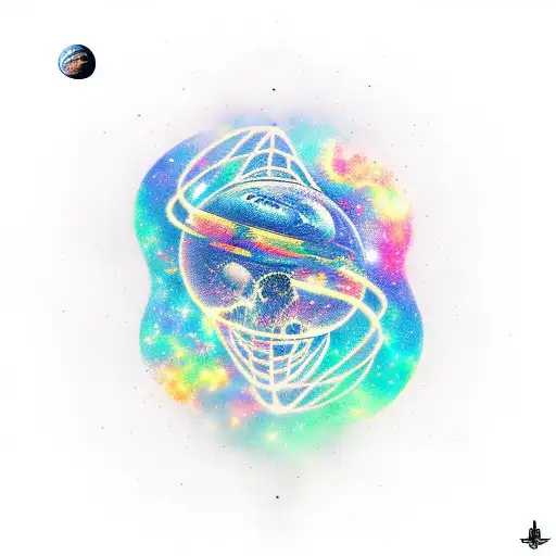 Space And Cosmos Leg Sleeve