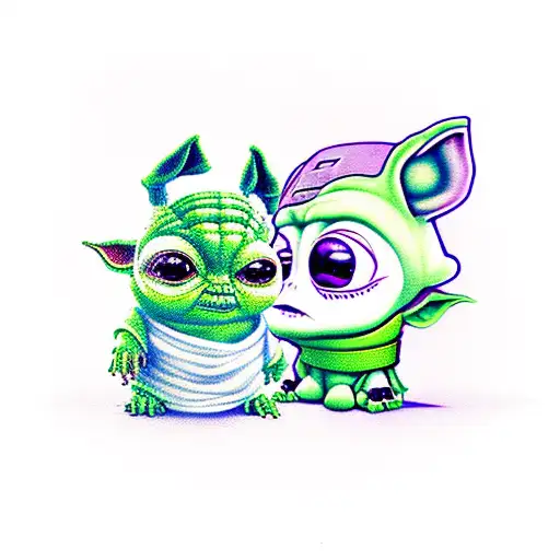 Gir From Invader I'm And Baby Yoda