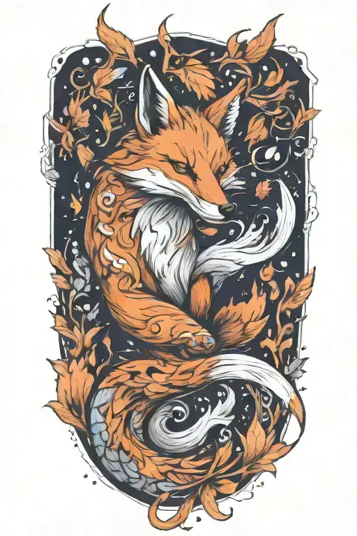 Leaping Fox Full Body