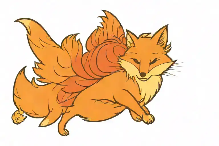 Fox Full Body Prancing Dancing