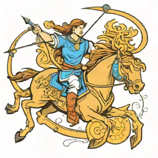 Sagittarius Archer Riding