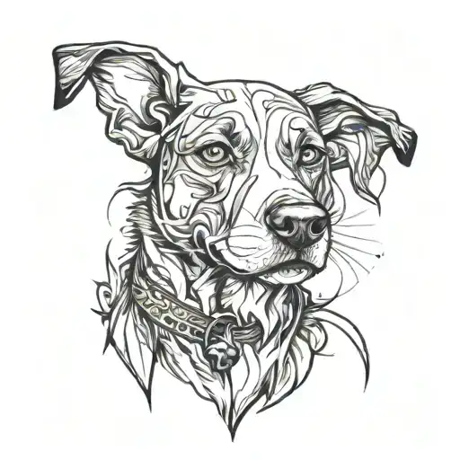 Dogs Portrait Neotraditional