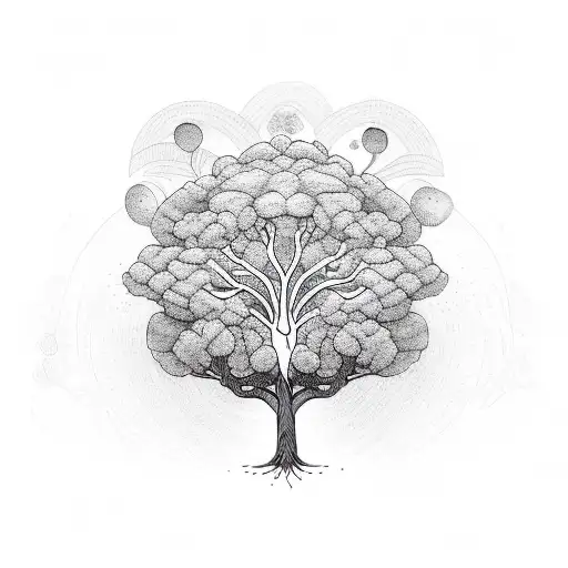 Tree Of Life And Dog