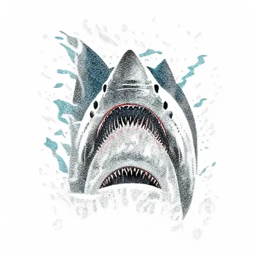 Black Ocean Cold Dark Hungry Shark