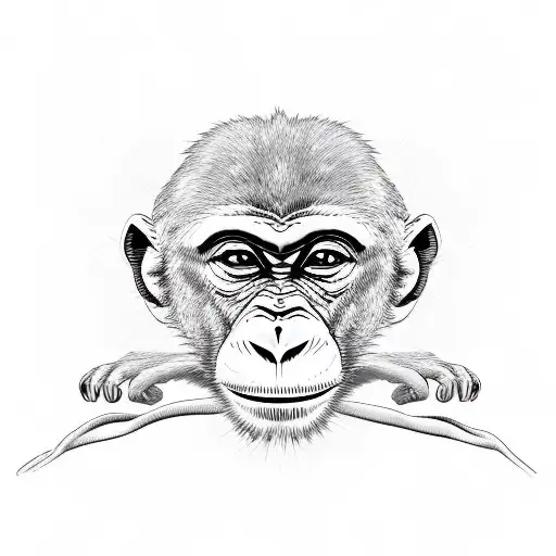 Monkey With Brain Ate