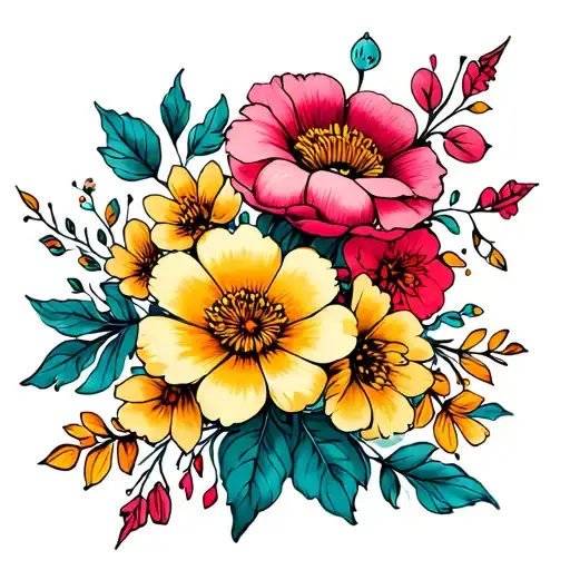 Filler Floral Design Incorporating