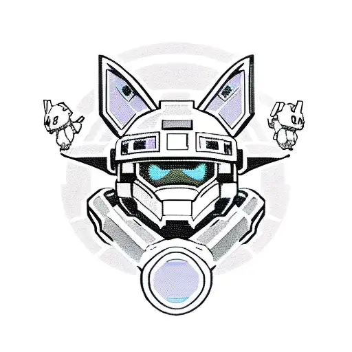 Pokemon Cubone Wearing Halo Master Chief Helmet