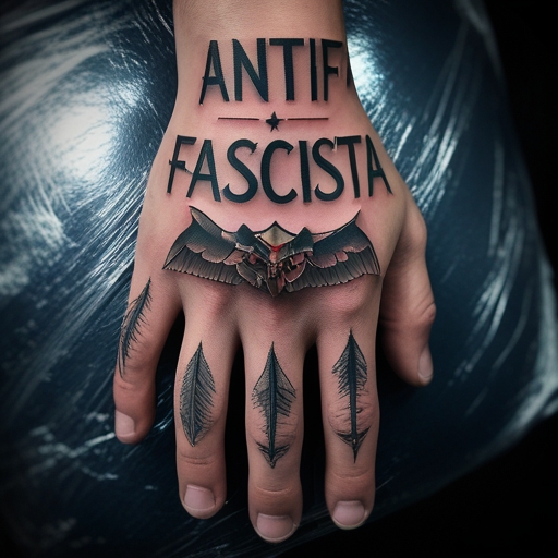 Lettering Antifascista