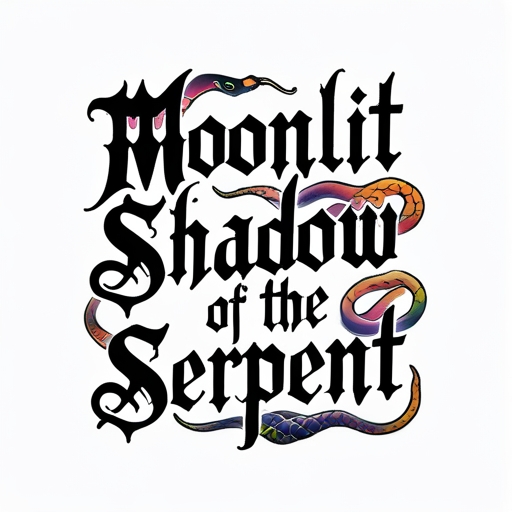 Moonlit Shadow of the Serpent Tattoo idea