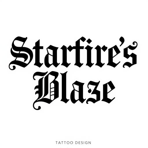 Starfire’s Blaze Tattoo idea