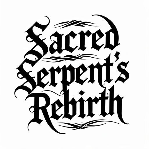 Sacred Serpent’s Rebirth Tattoo idea