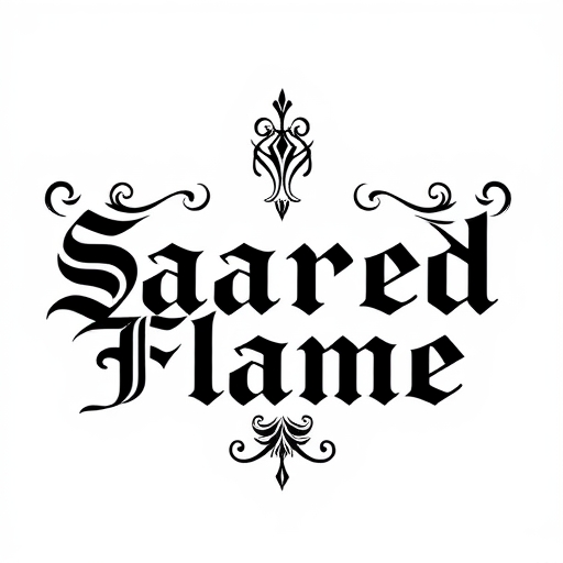 Sacred Flame Tattoo idea