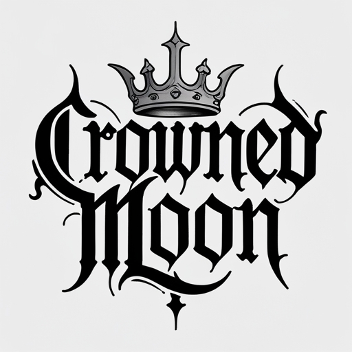 Crowned Moon Tattoo idea