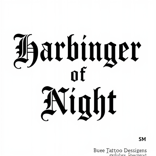 Harbinger of Night Tattoo idea