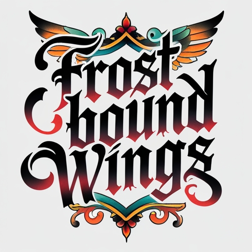 Frostbound Wings Tattoo idea