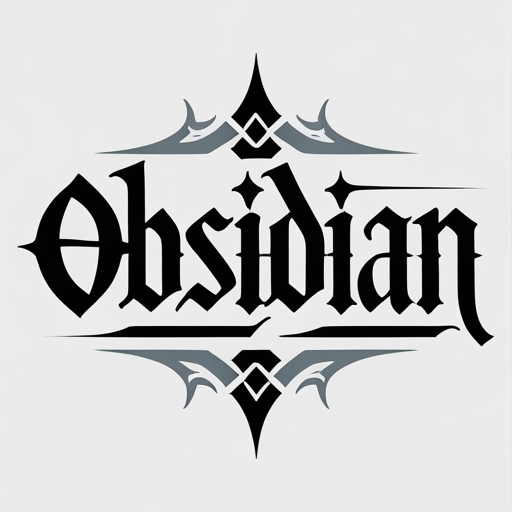 Obsidian Tattoo idea