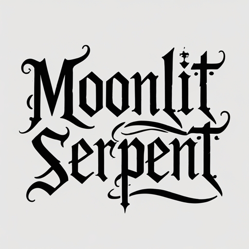 Moonlit Serpent Tattoo idea