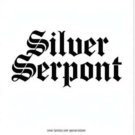 Silver Serpent Tattoo idea