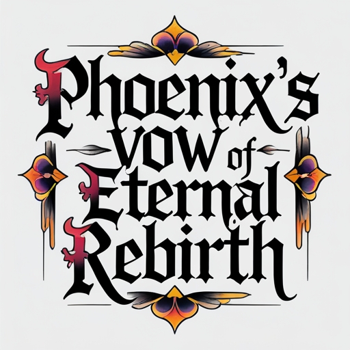 Phoenix’s Vow of Eternal Rebirth Tattoo idea
