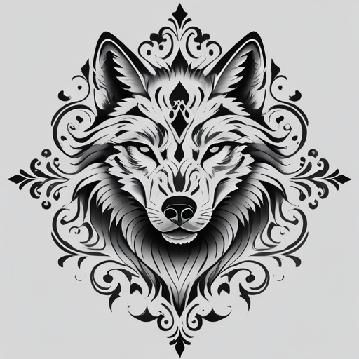 Sacred Firestorm of the Wolf Tattoo idea
