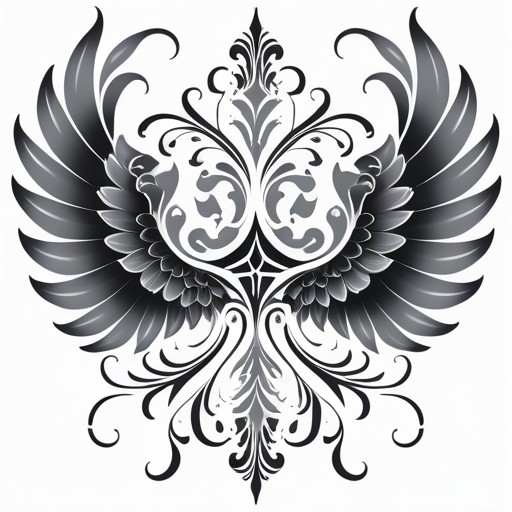 Crimson Flame’s Wings of Eternity Tattoo idea