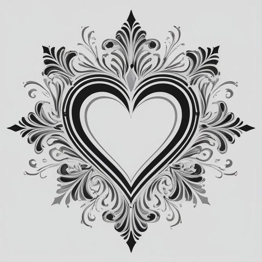 Radiant Heart Tattoo idea