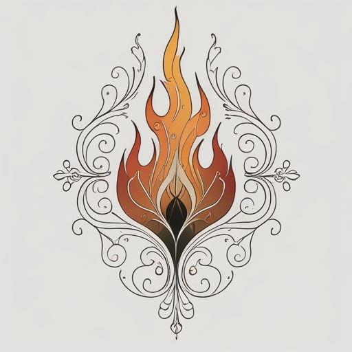 Cursed Flame Tattoo idea