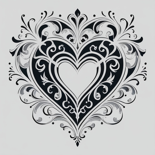 Ashen Heart Tattoo idea